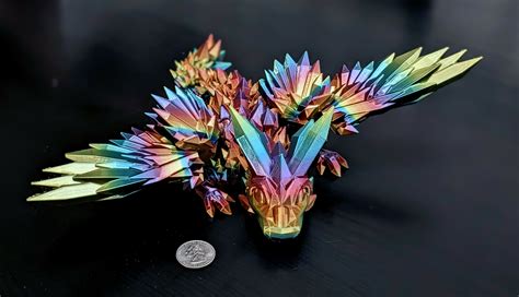 3D Printing Baby Crystalwing Dragon Cinderwing3D Articulating Flexi