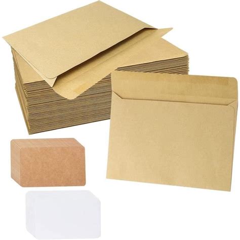 Enveloppes En Papier Kraft C Petite Enveloppe Kraft Adh Sives X