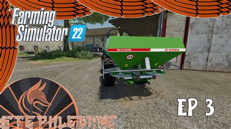 Farming Simulator 22 Epandage de Chaux avec le DLC Précision The