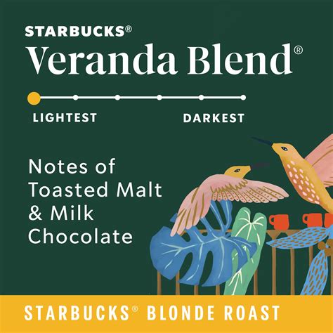 Buy Starbucks Veranda Blend Whole Bean Coffee Starbucks Blonde Roast