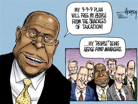 Herman Cain Political Cartoons