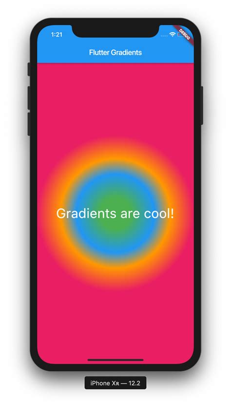 Set Gradient Background Flutter