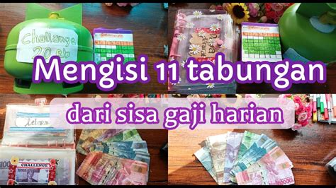 Menabung Dari Sisa Gaji Hariansinking Funds Saving Challange Youtube