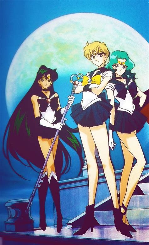 Outer Senshi Sailor Plutouranus And Neptune Sailor Moon Character