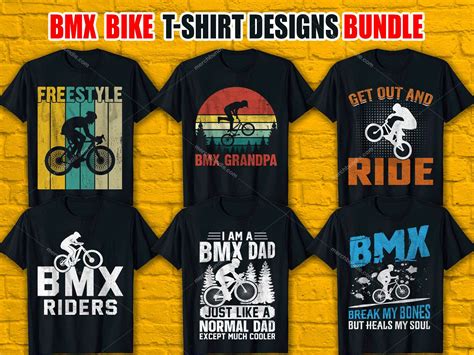 Bmx Bike T Shirt Design Bundle