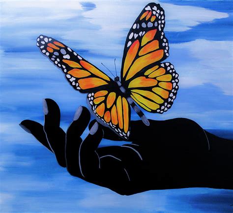 Butterfly Seriesfreedom Painting By Tina Law Pixels