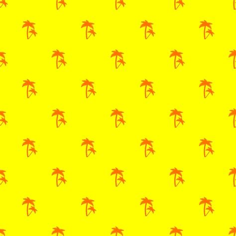 Premium Vector Tropical Palm Trees Seamless Pattern