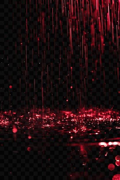 Premium Psd A Red Glow In The Dark Water