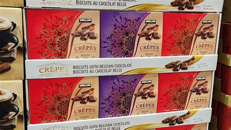 Costco Kirkland Signature Crepes Biscuits With Belgian Chocolate