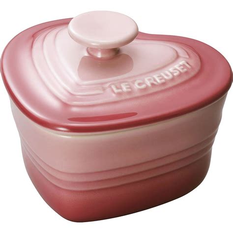 LE CREUSET Heart Ramekin with Lid (Rose Quartz) | Shopee Malaysia