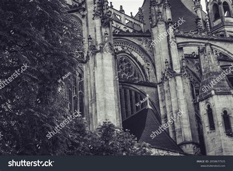 Black White Detail Gothic Architecture Stock Photo 2058677525 ...