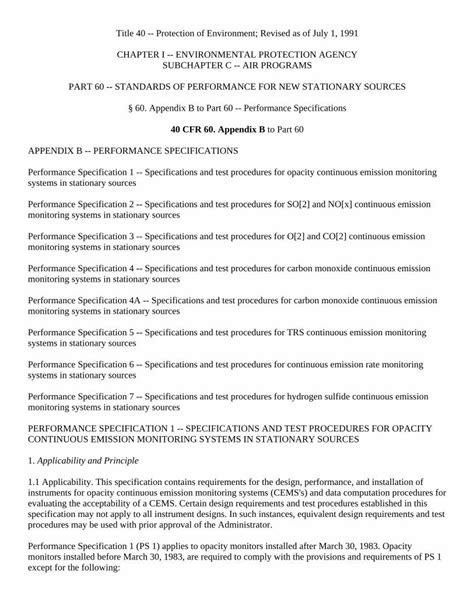 PDF 40 CFR Part 60 Appendix B Code Of Federal Regulations2 6 Peak