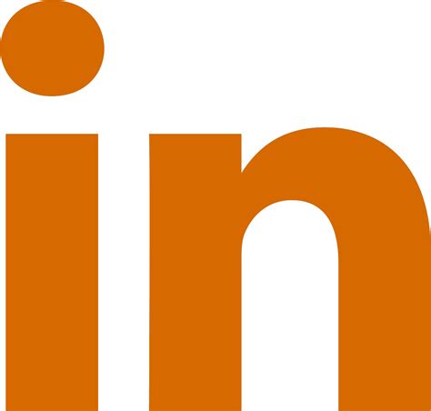 Download Hd Linkedin Clipart Linkedin Png Linkedin Logo Png Orange