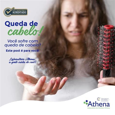 Você sofre queda de cabelo LABORATÓRIO ATHENA