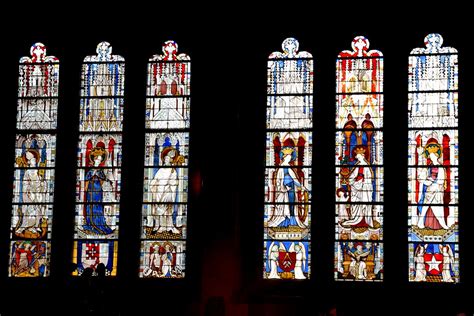 Stain Glass Windows At The Cloisters New York City Flickr