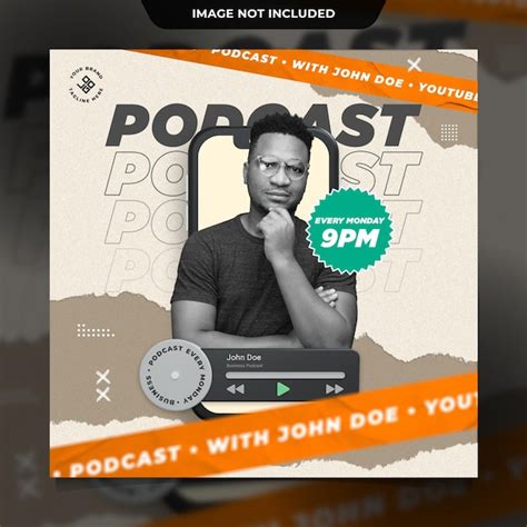 Premium Psd Podcast Social Media Post Template Or Instagram Post