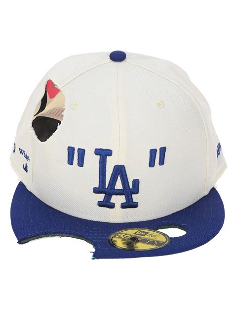 Off White C O Virgil Abloh X New Era Mlb La Dodgers Cap For Men Lyst