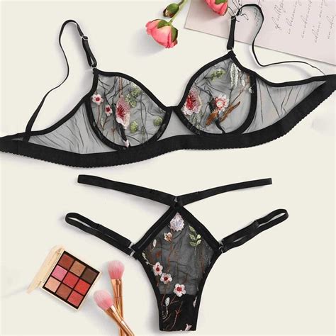 Sexy Lencer A Sujetador Strappy Conjunto De Sujetador Sexy Para Mujer