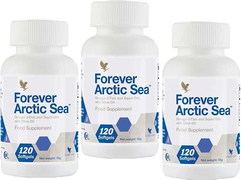 Amazon Forever Arctic Sea 3 Bottles 360 Softgels Health