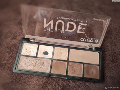 Палетка теней для век Catrice The Pure Nude Eyeshadow Palette Как сделать макияж тенями