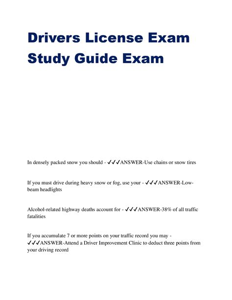 Michigan Chauffeur License Study Guide 12