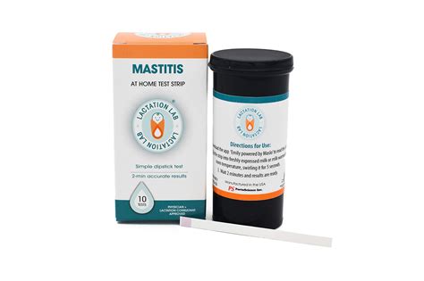 Lactation Lab Mastitis Test Strips. at-Home Test for Breastfeeding Moms
