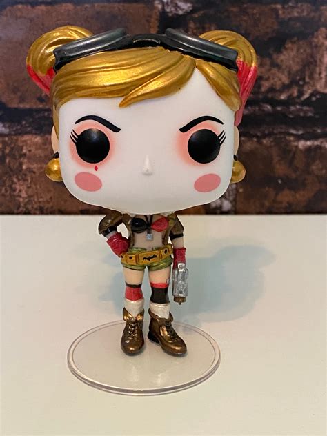 Custom Funko Pop Metallic Harley Quinn Etsy