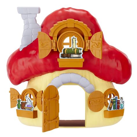 Домик Смурфиков с Папой Смурфом (Smurfs Mushroom House with Papa Smurf ...