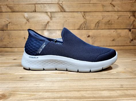 SKECHERS: Go Walk Flex Slip-Ins (Navy) | The Whitby Cobbler