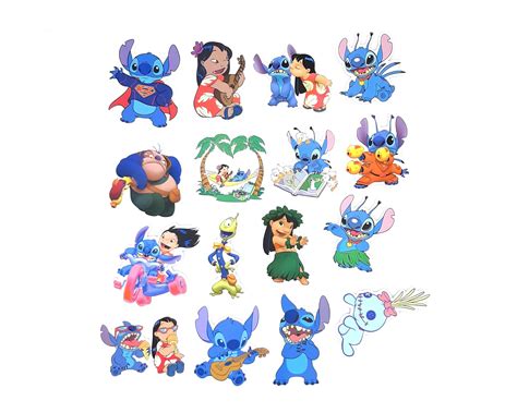 Printable Stitch Sticker Sheet