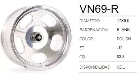 Rines American Racing Vn X Blank Bv Env O Gratis