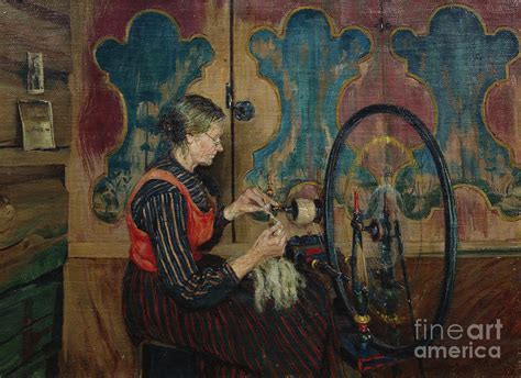 Spinner 1890 Painting By Gustav Wentzel Fine Art America