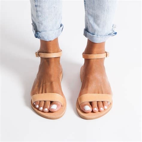 Nude Sandales Etsy
