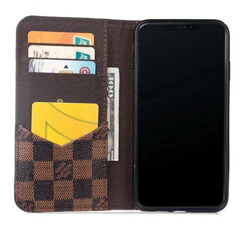 Louis Vuitton Leather Wallet Phone Case For iPhone 11 50% Off Retail ...