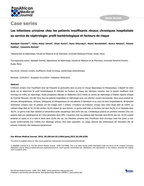 Diagnostic Et Antibiothérapie Des Infections Urinaires Infectiologie