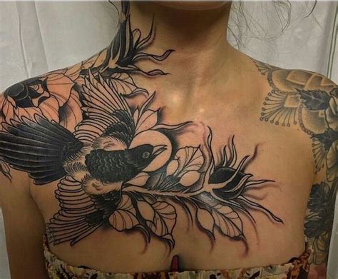 1001 Ideas For Beautiful Chest Tattoos For Women