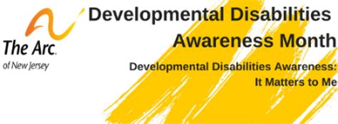 The Arc Of New Jersey News And Events Developmental Disability