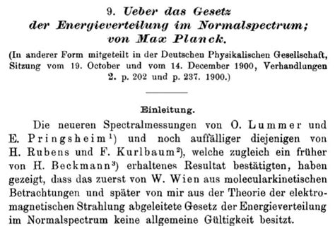 Back to the Future – with Max Planck and Quantum Physics - Advanced ...