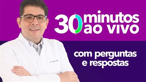 Tire Suas Dúvidas Com O Dr Juliano Teles Ao Vivo Youtube