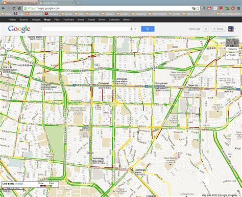 Google Maps Traffic Layer