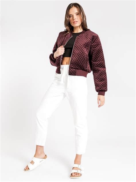 Nude Lucy New Frankie Bomber Jacket Berry | Glue Store