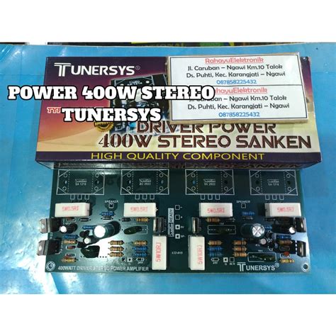 Jual Kit Driver Power Watt Stereo Sanken Tunersys Shopee Indonesia