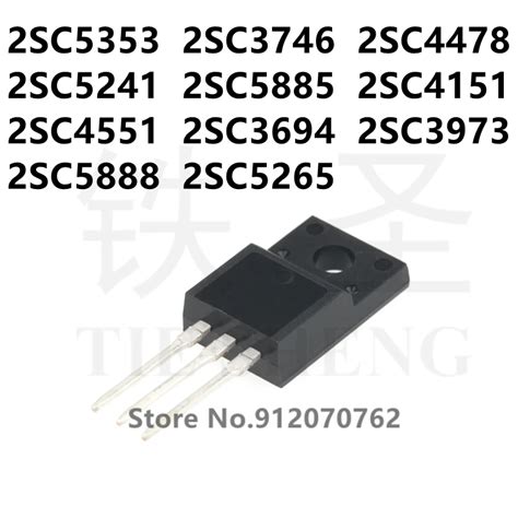 10PCS-2SC4370-2SC3747-2SC3851-2SC5353-2SC3746-2SC4478-2SC5241-2SC5885 ...
