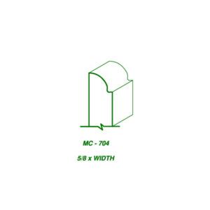 MC-704 (5/8" x WIDTH) SAMPLE - Mason's Mill & Lumber Co.