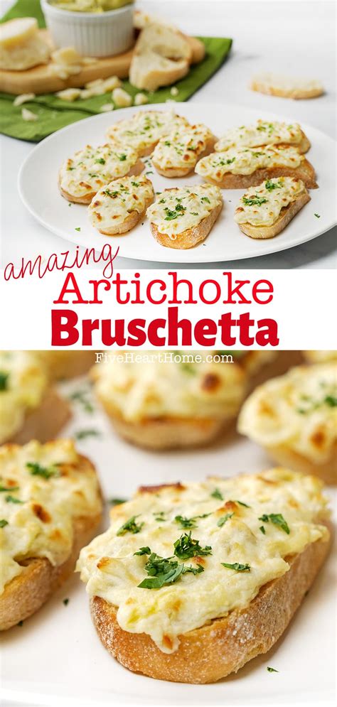 Easy Amazing Artichoke Bruschetta Fivehearthome