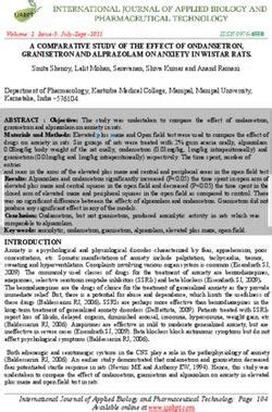 A COMPARATIVE STUDY OF THE EFFECT OF ONDANSETRON GRANISETRON AND