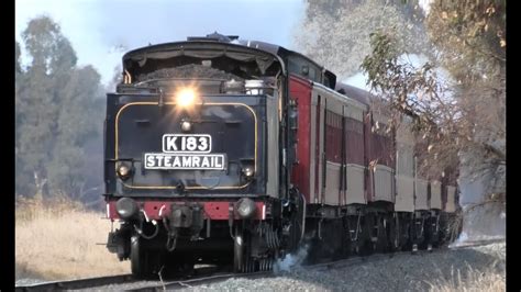 Shepparton Shuttles 9th Of June Steamrail S K183 And K190 YouTube