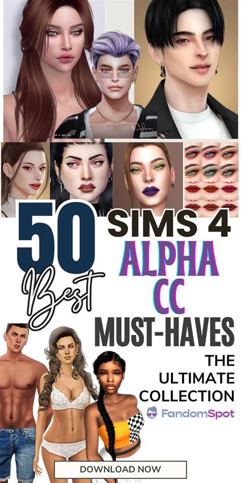 Sims 4 Alpha Cc Must Haves The Ultimate Collection Sims Sims 4