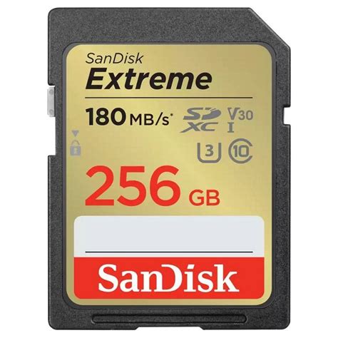 Sandisk Extreme Sdxc 256gb Uhs I V30 Classe 10 Pccomponentespt