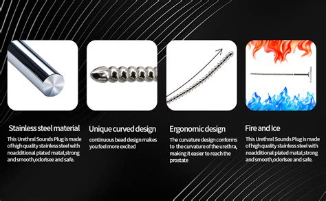 Amazon 304 Stainless Steel Urethral Dilator Sound Sex Toys Catheters Sounds Adult Toy